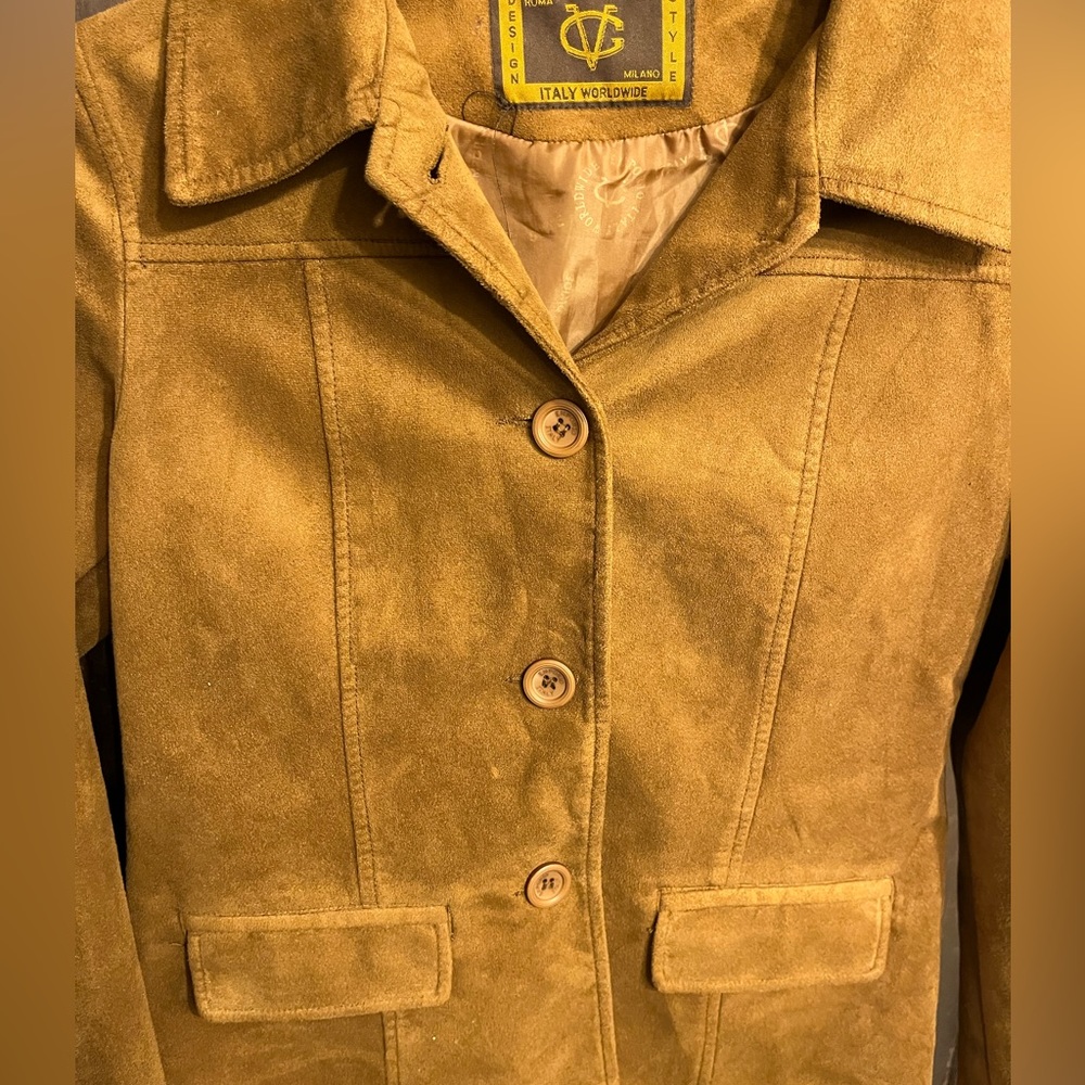 VC Milano Emporio polyester brown jacket. Size large - Picture 5 of 10